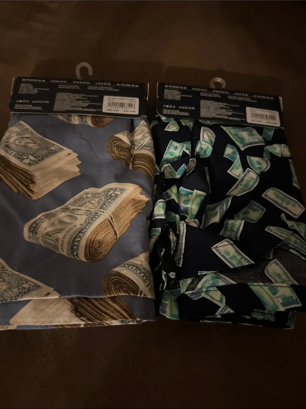 American Eagle Boxers Mens XL 2 Pack Money Print